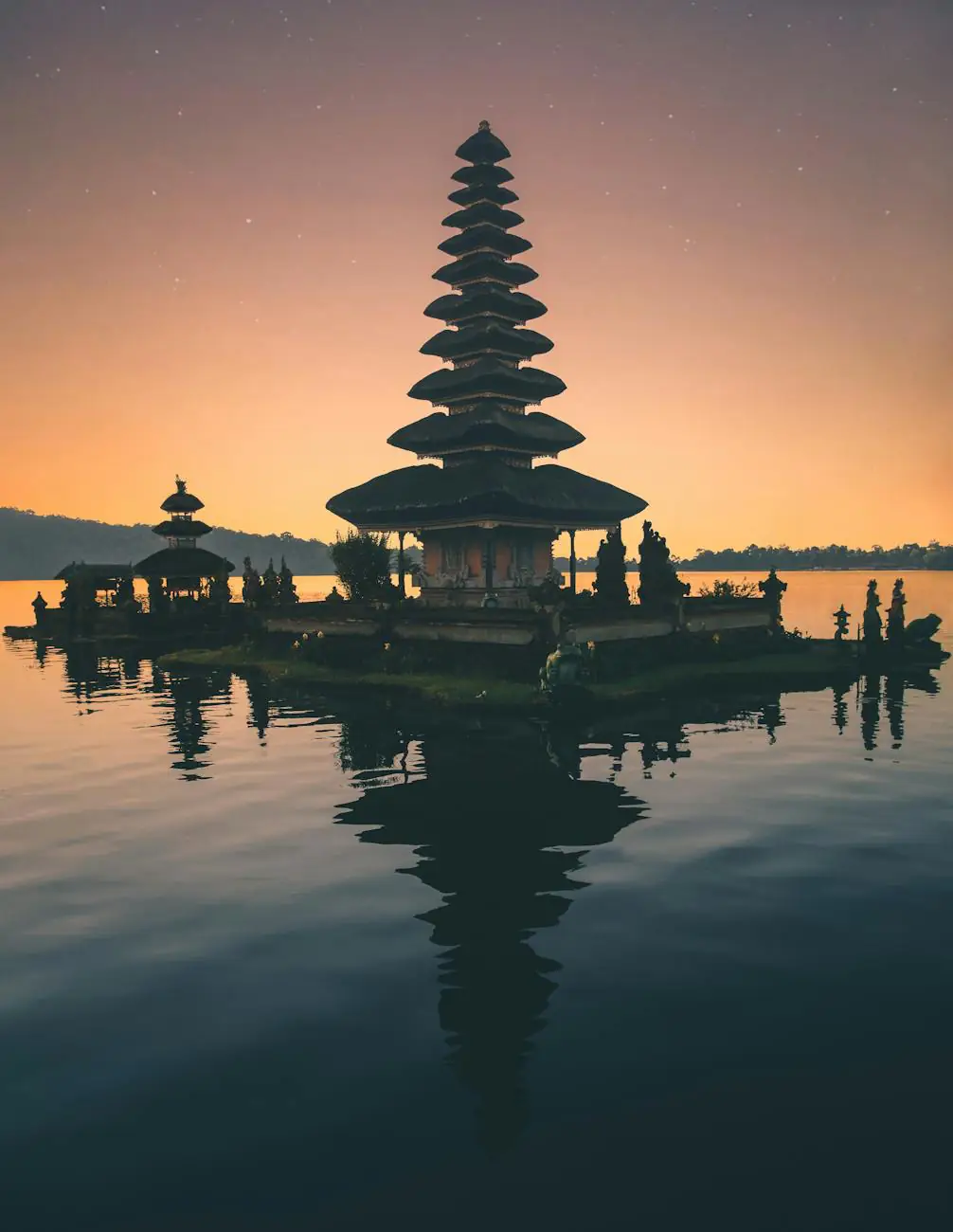 Ciel dégagé sur Bali en août