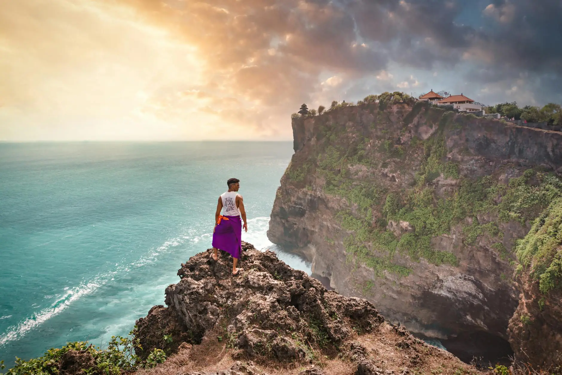 Uluwatu falaises Bali