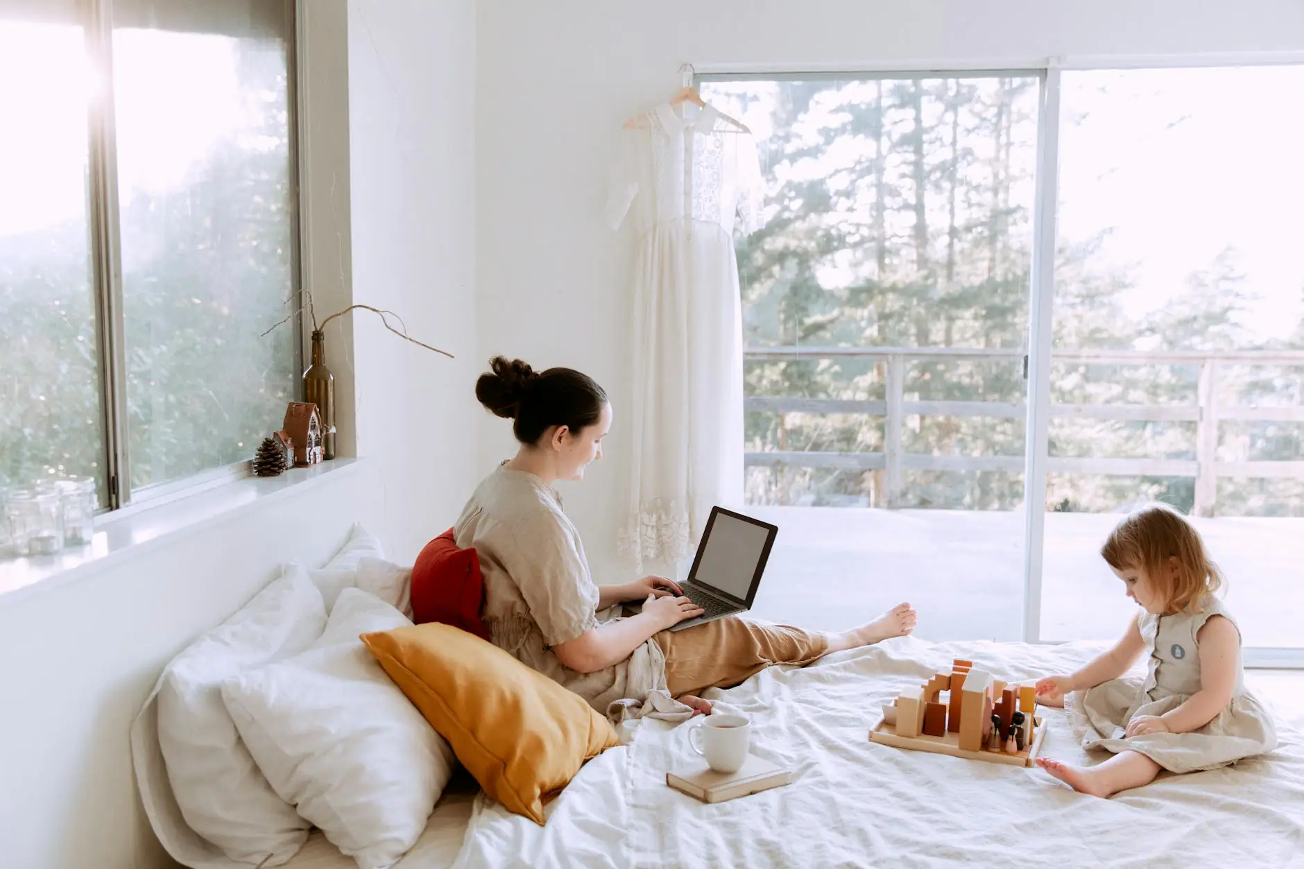 Espace de travail moderne à Bali